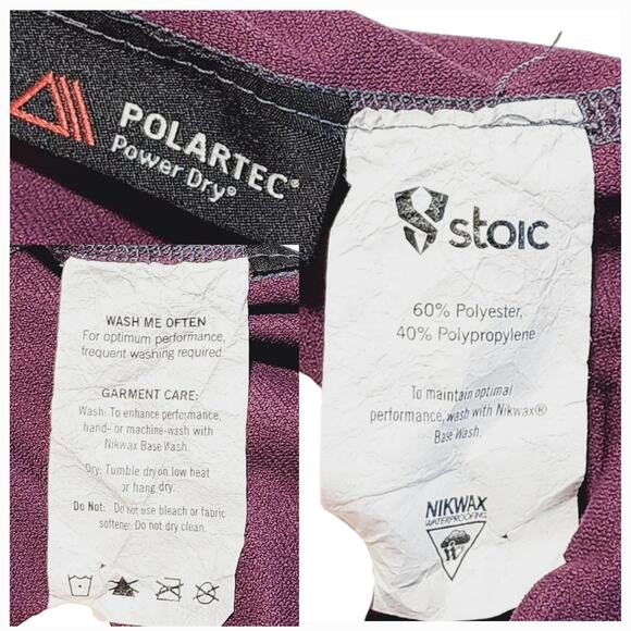 Stoic Womens Cycling Jersey sz L‎ Wine Purple Short Sleeve Pullover Biking - Picture 11 of 13